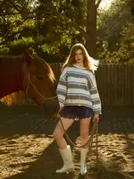 LE LIS Willow Lace Shorts