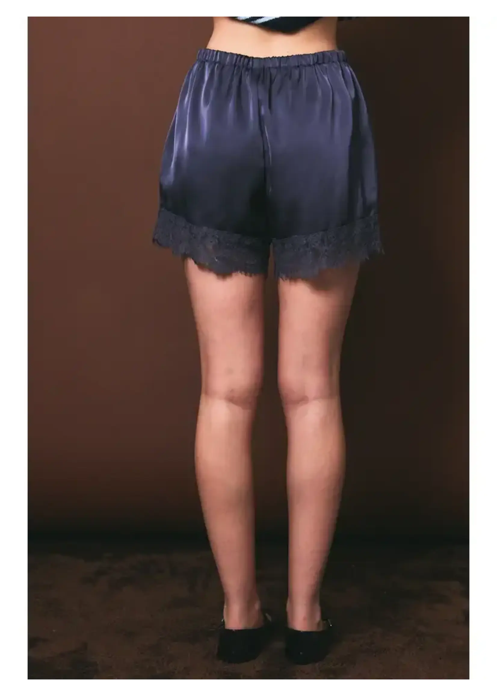 LE LIS Willow Lace Shorts