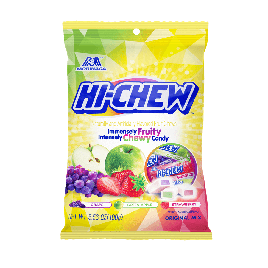 Candyページ Morinaga Hi-Chew Original Mix 3.53oz bag - Matcha Time Gift Shop