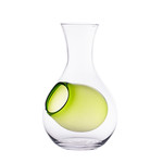 Glass Sake Bottle for Cold Sake - Green - GHJ12-G