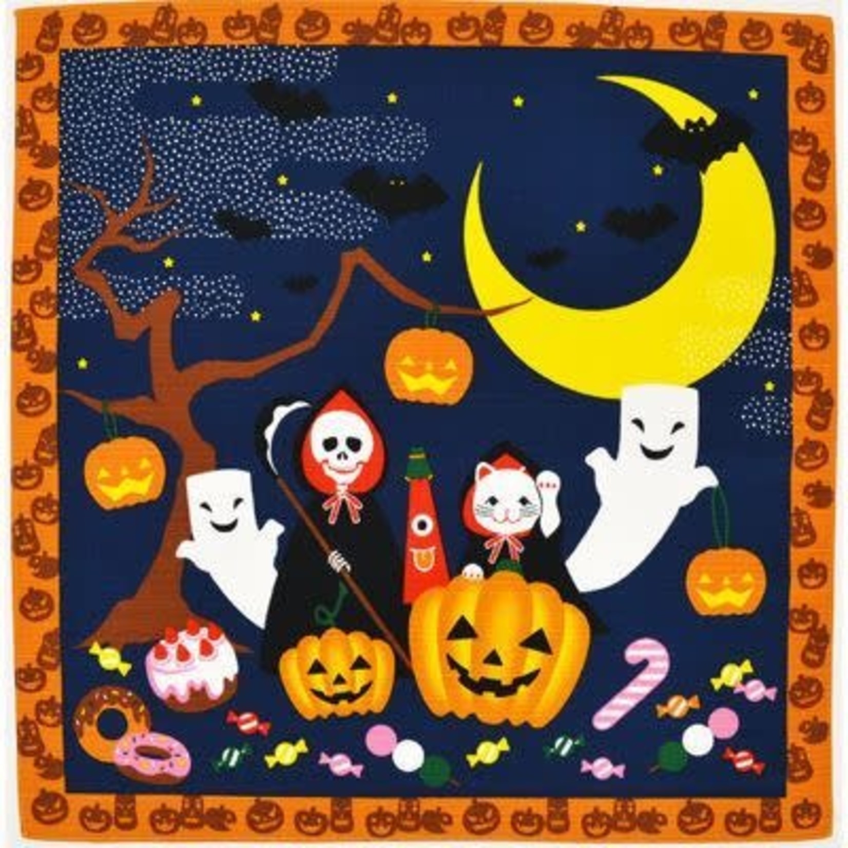 Furoshiki - Small, Halloween (October) - W4-055124