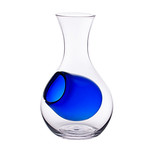 Glass Sake Bottle for Cold Sake - Blue - GHJ12-B