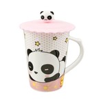 Mug w/Silicon Lid - Panda - PC1-3