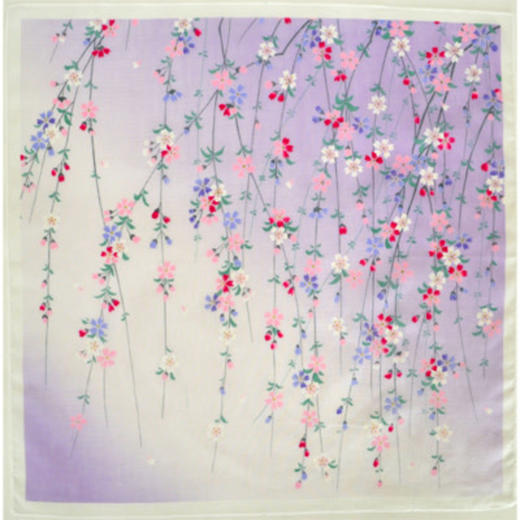 Handkerchief - Lg format Weeping Cherry Tree (light purple) - 51-03-1
