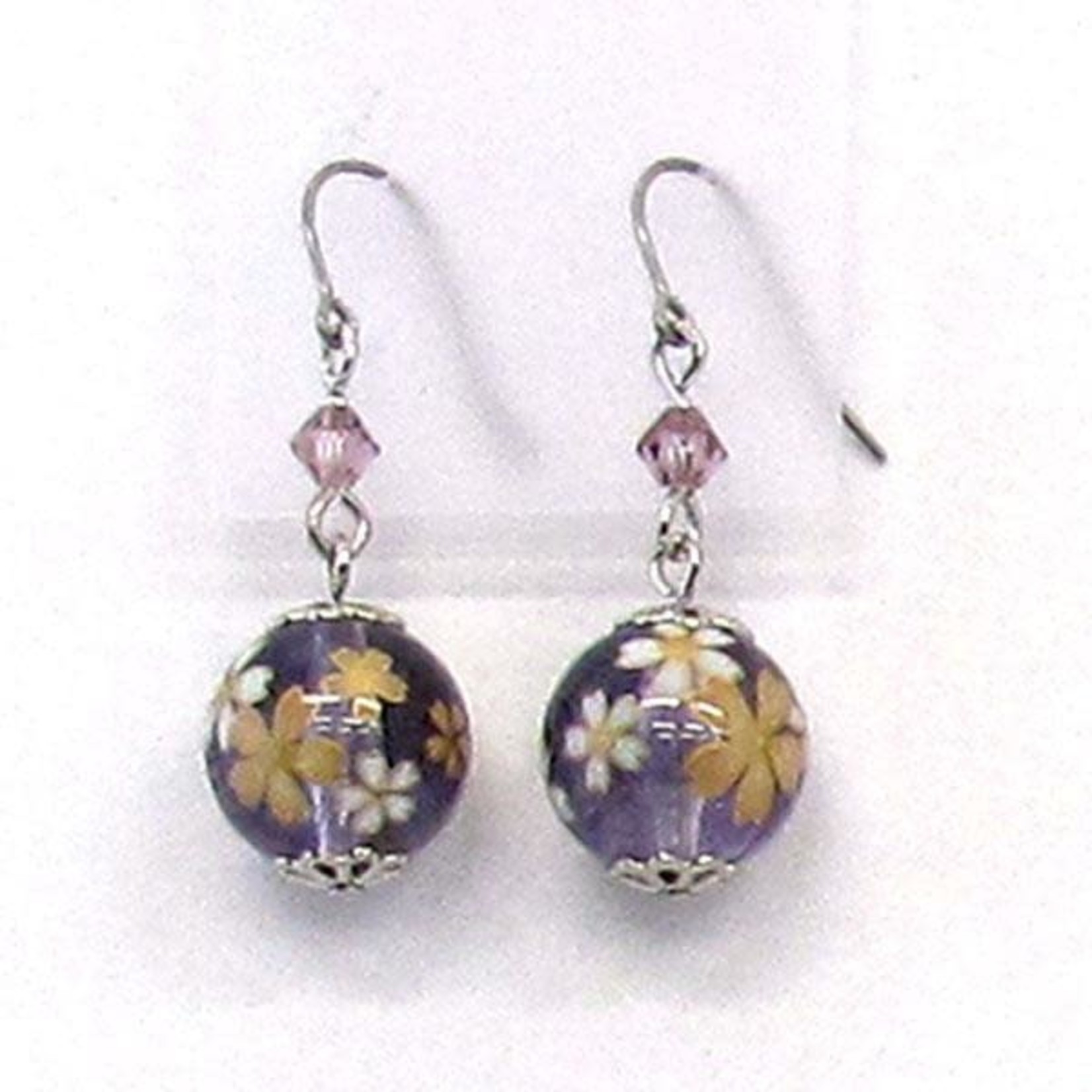 Cocoluck COCOLUCK Motif  Earring - Purple - CO-P7860PR