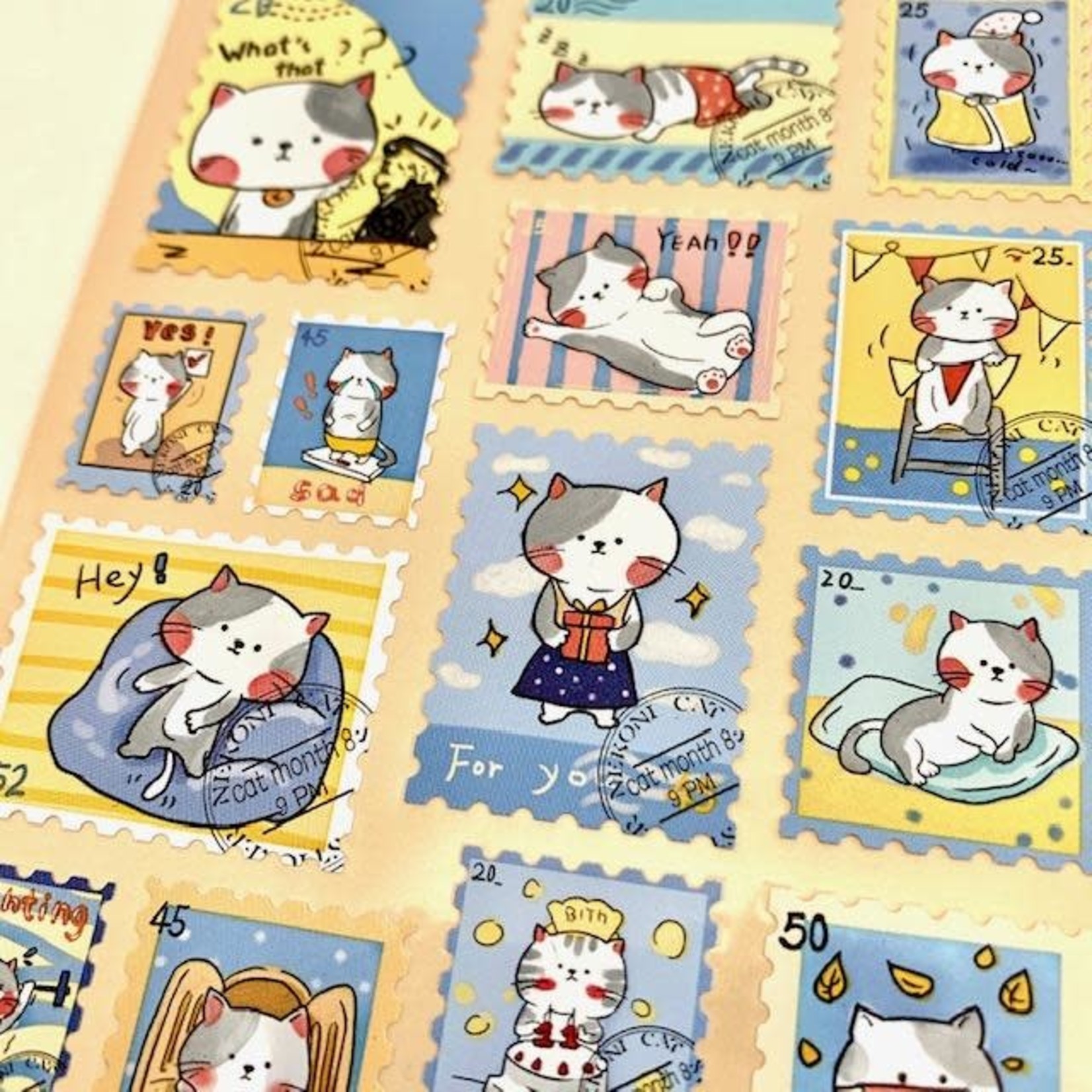 Nekoni Cat Post Stickers - 85471