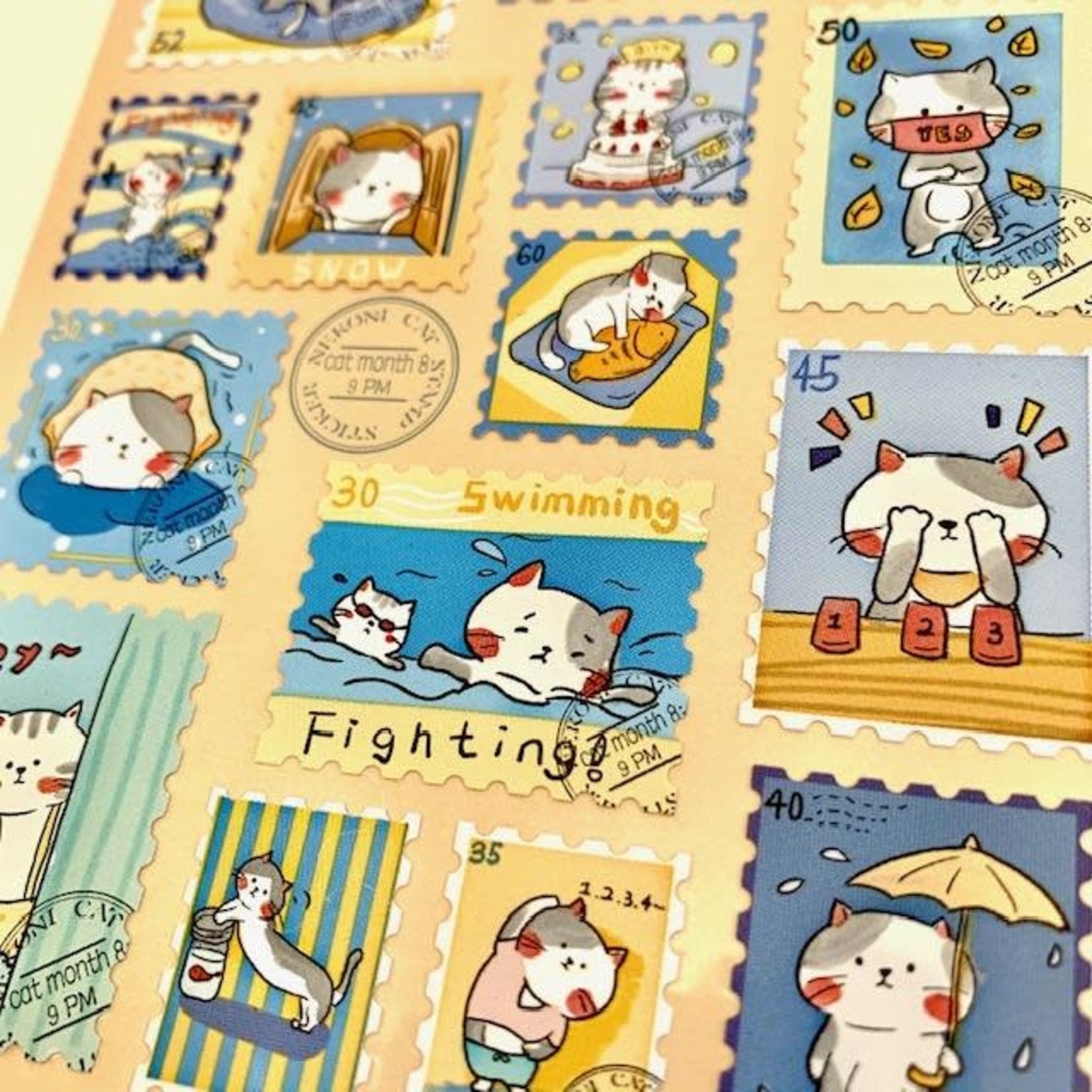 Nekoni Cat Post Stickers - 85471