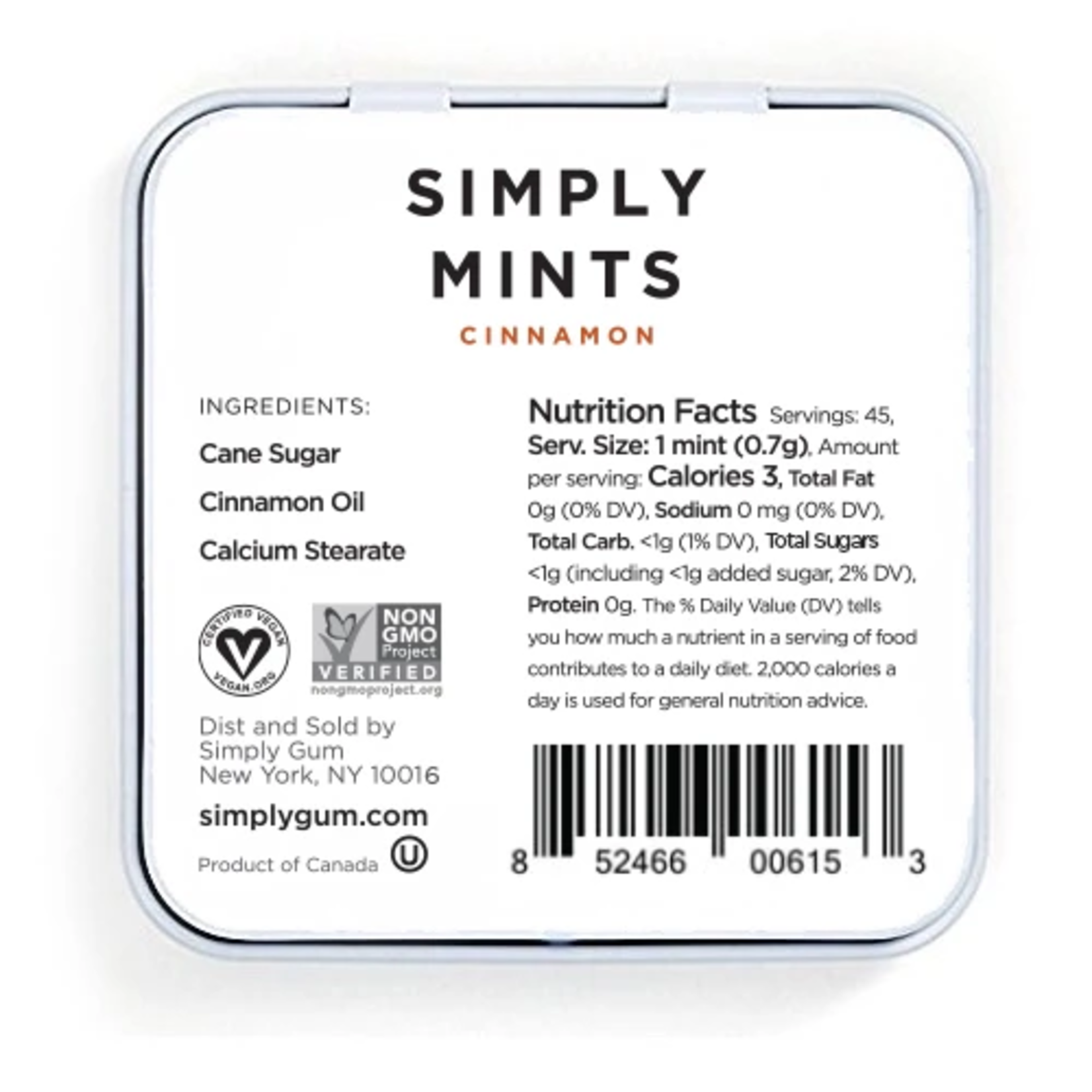 Simply Mints Simply Mints - Cinnamon