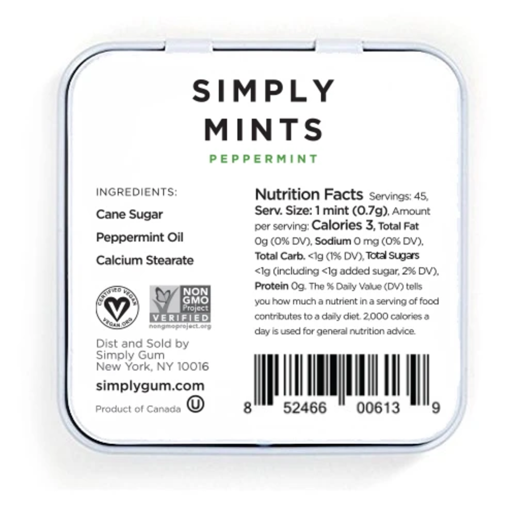 Simply Mints Simply Mints - Peppermint