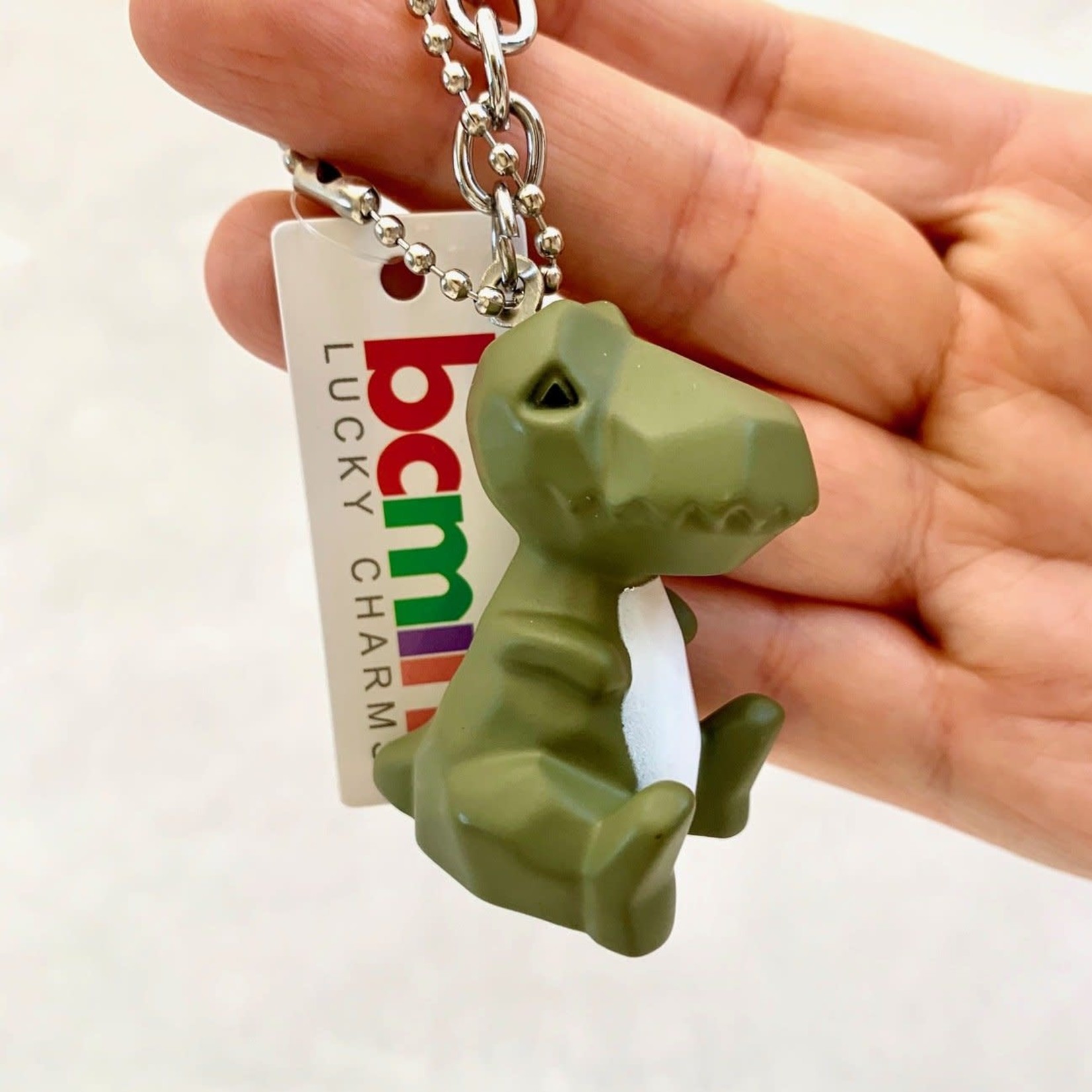 Geometric Dinosaur Charm Keyring - 12037