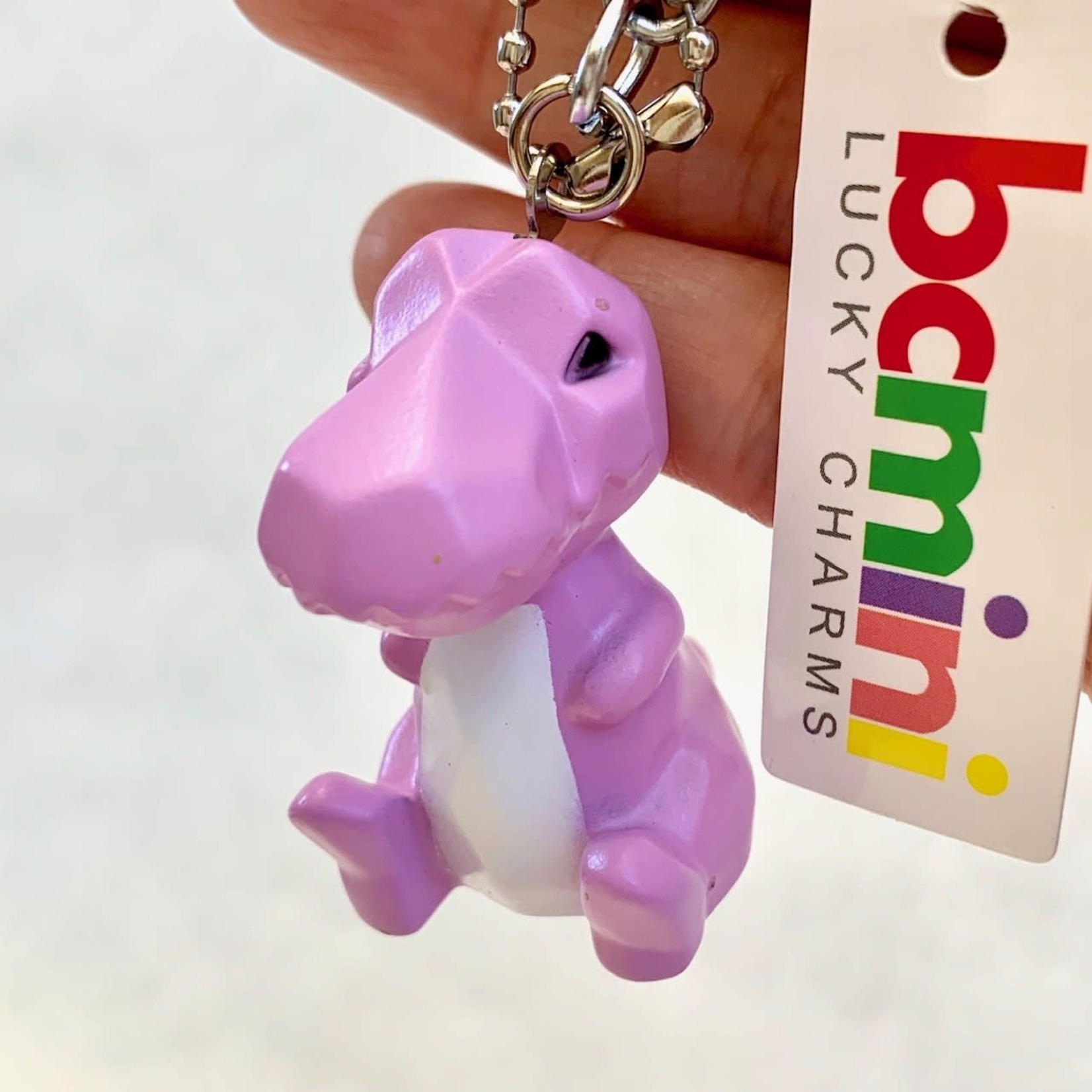 Geometric Dinosaur Charm Keyring - 12037