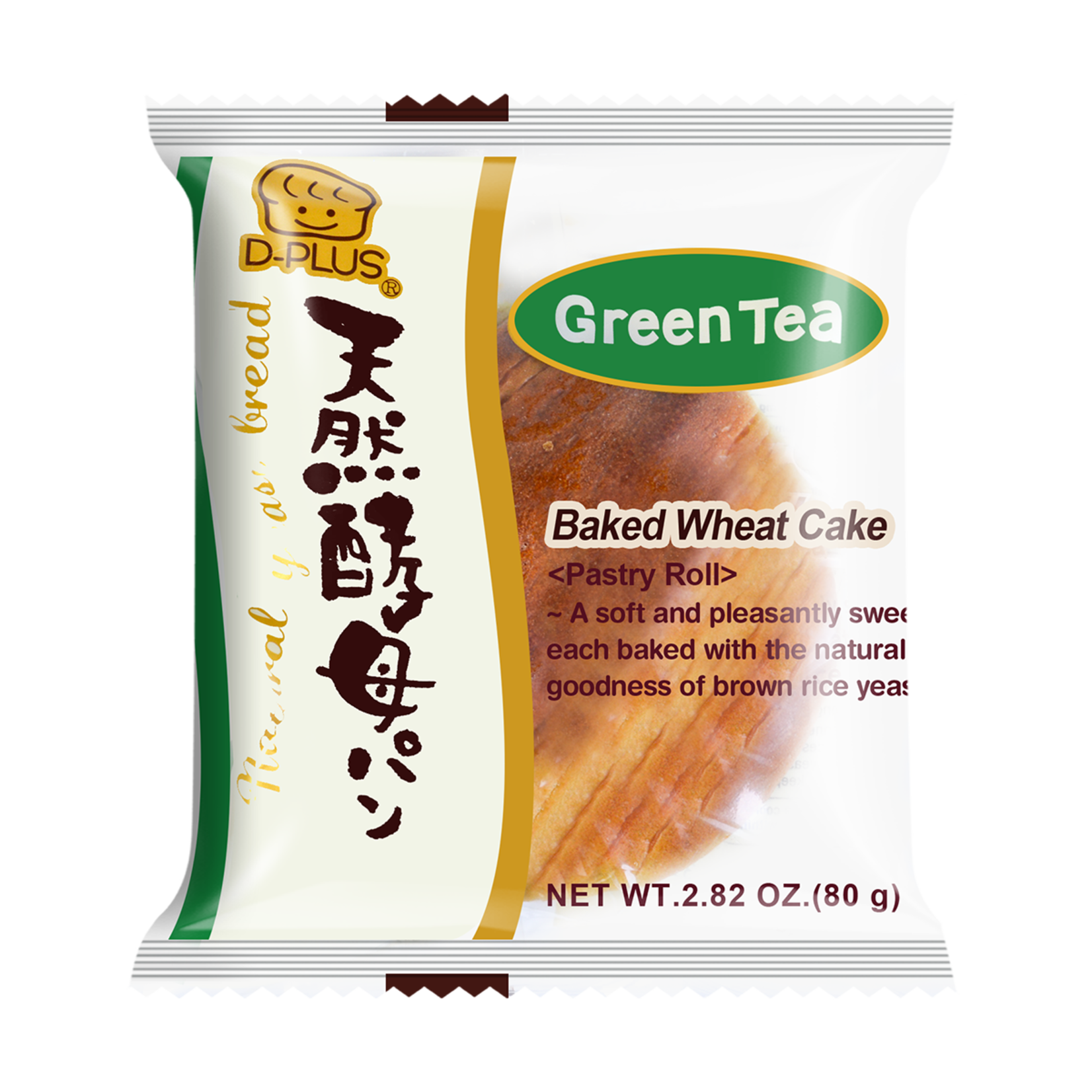 D-Plus D-Plus Tennen Koubo Natural Yeast Bread - Green Tea