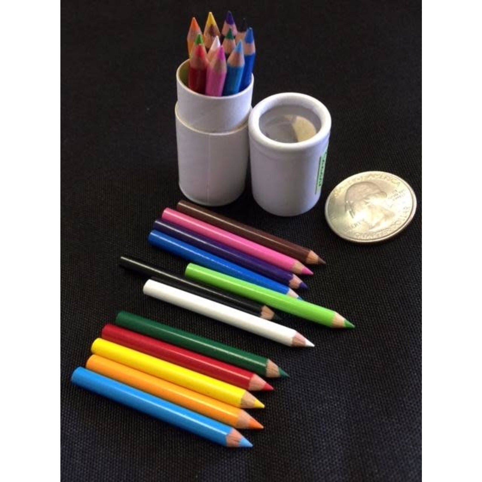 BeGoody Japan 12 mini color pencils in plastic card case - 22134