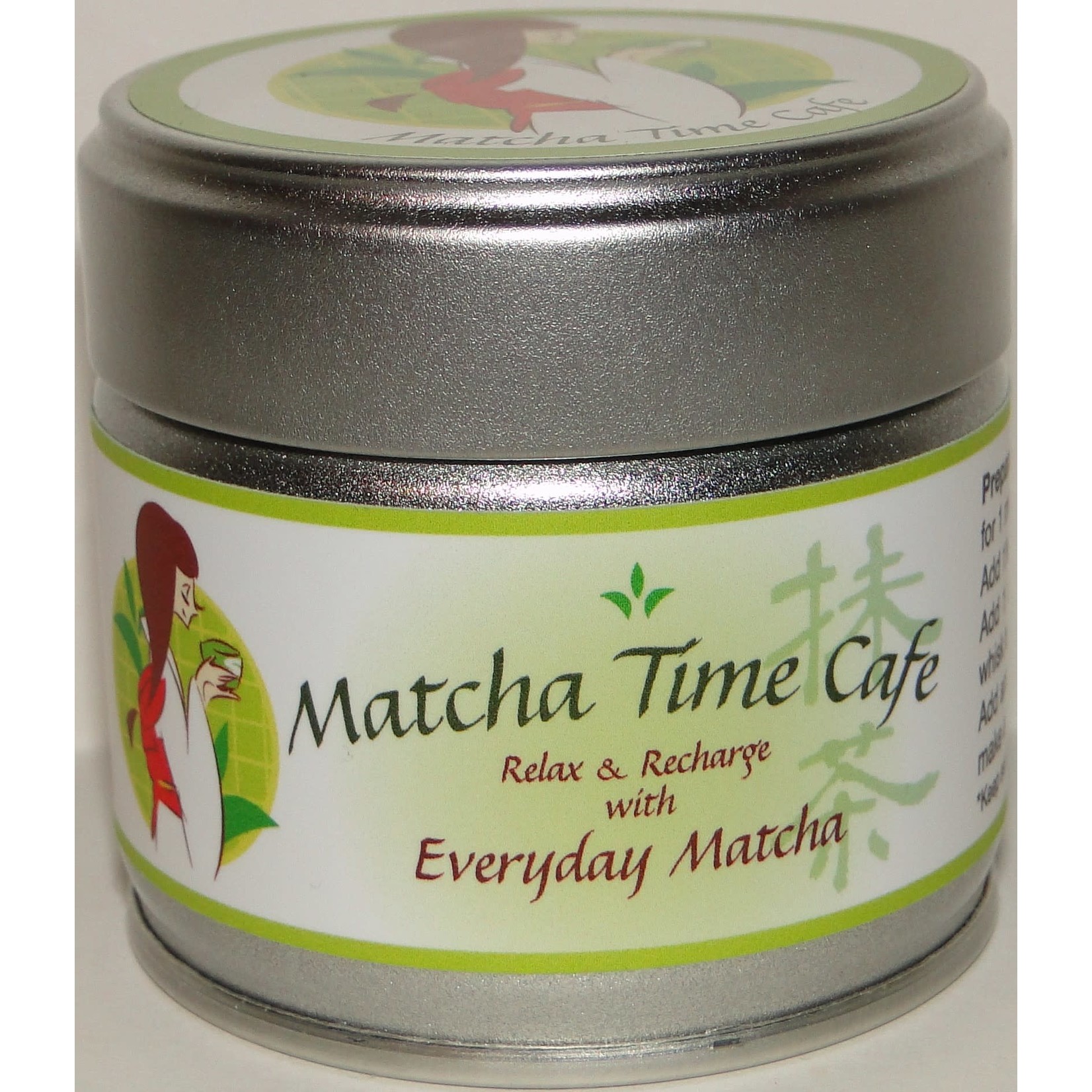 Matcha Time Cafe MTC Everyday Matcha Ceremonial Grade - 30g can