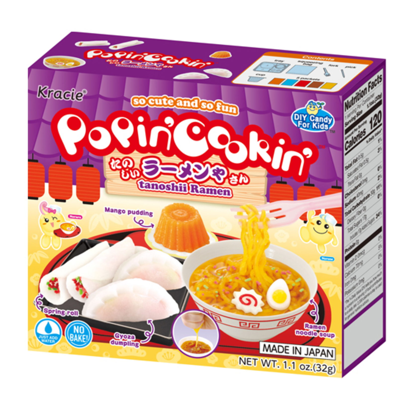 Kracie Poppin' Cookin' Tanoshii Bento Kit - Matcha Time Gift Shop