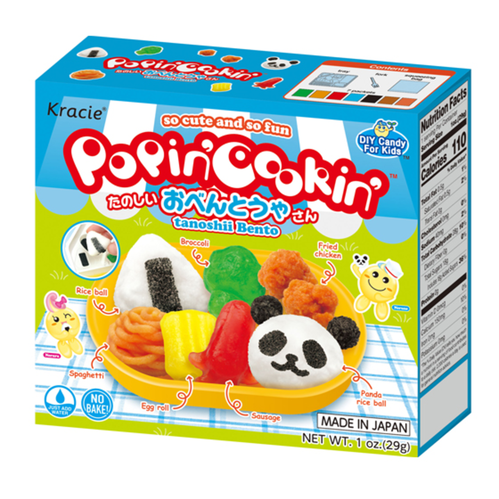 Kracie Popin' Cookin' Tanoshii Sushi Kit - Matcha Time Gift Shop