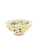 Yoshiharu Bowl - Panda Bamboo Yellow/Green Rice Bowl - 130-449