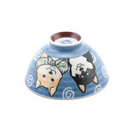 Bowl - Dog Rice Bowl - Blue - HK54-SB