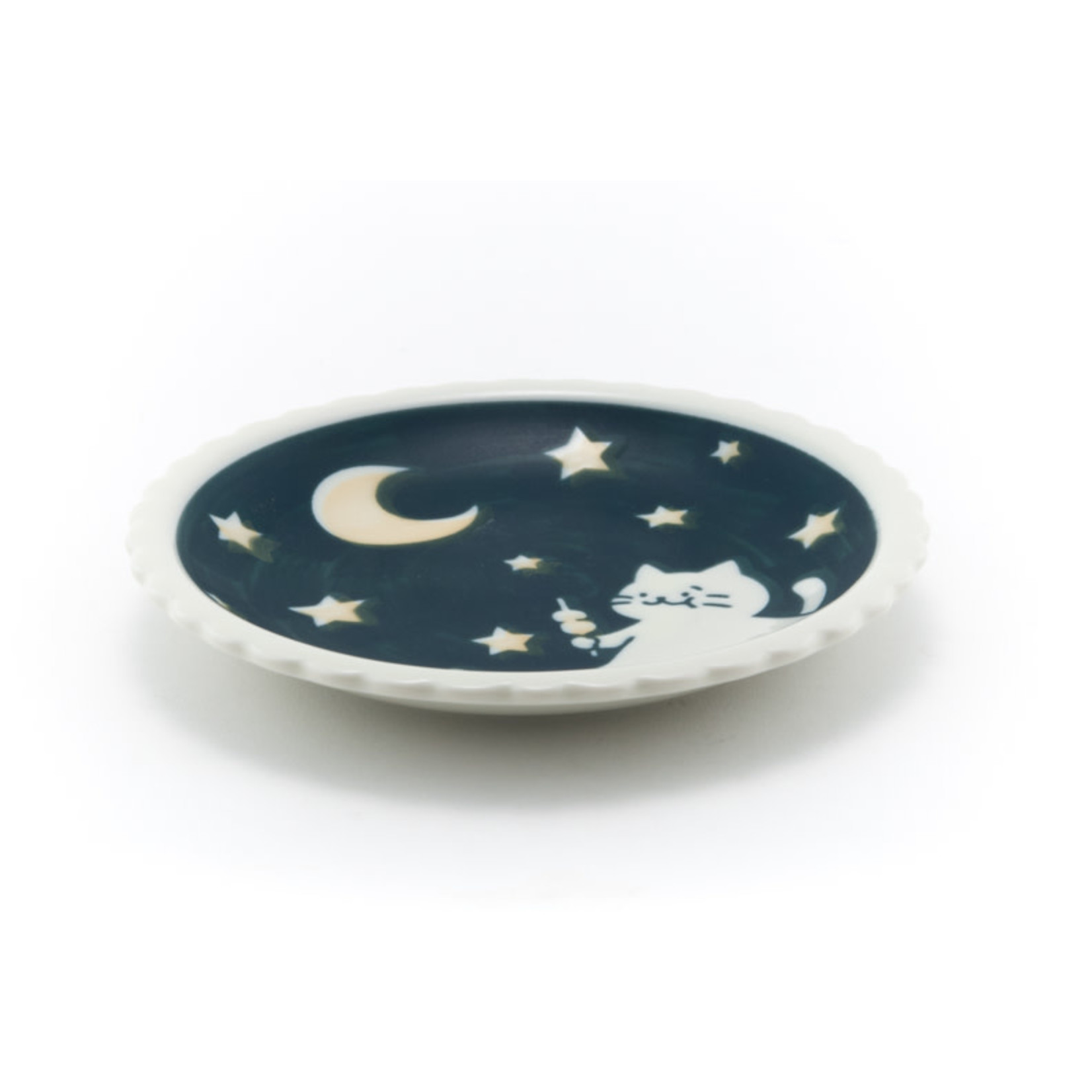 Cat Life Plate w/ Stars & Dango 5.5”