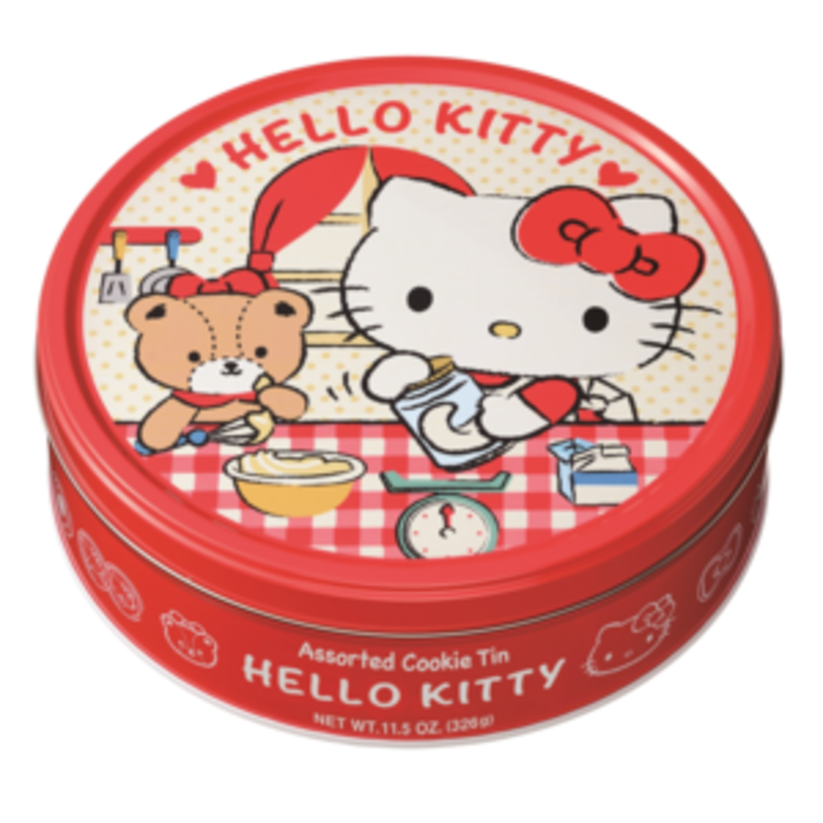 Bourbon Hello Kitty Assorted Cookie Tin 11.5oz