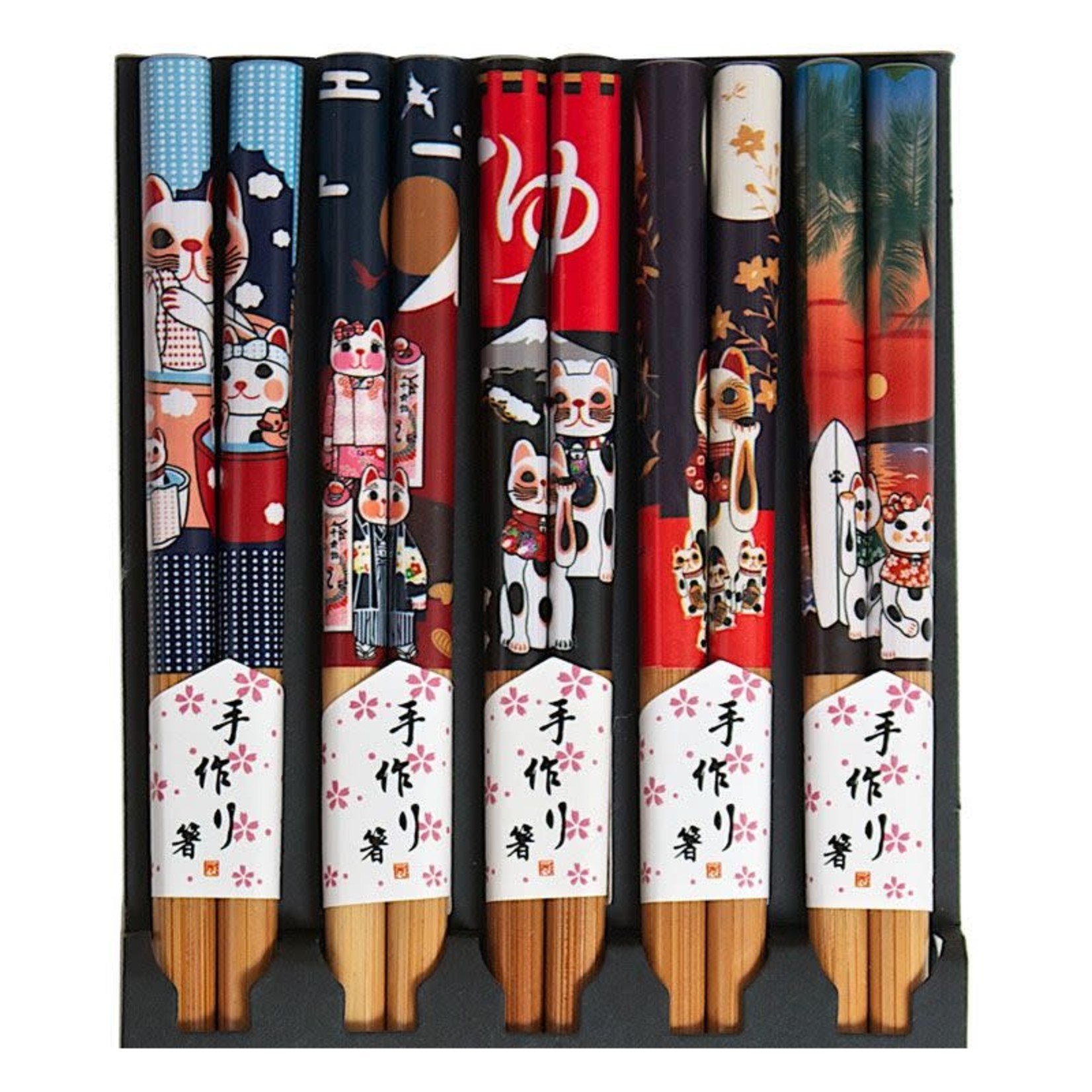 Cat Excursions Chopsticks Set - B922