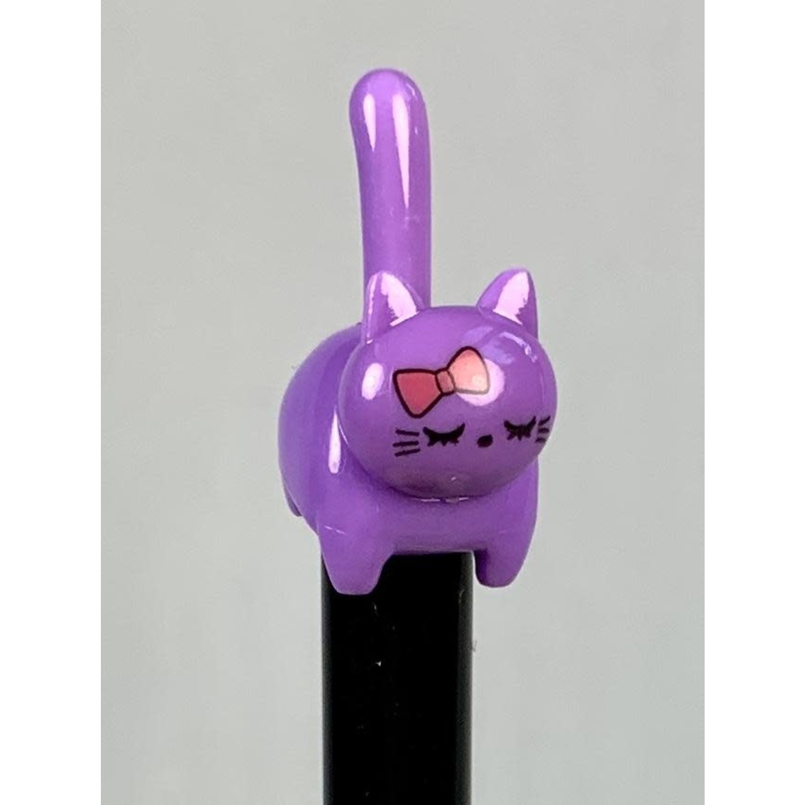 Lopenle 30PCS Cat Pens Cat Tail Cat Face Gel Pen Cute Animal Pens Black Ink  R