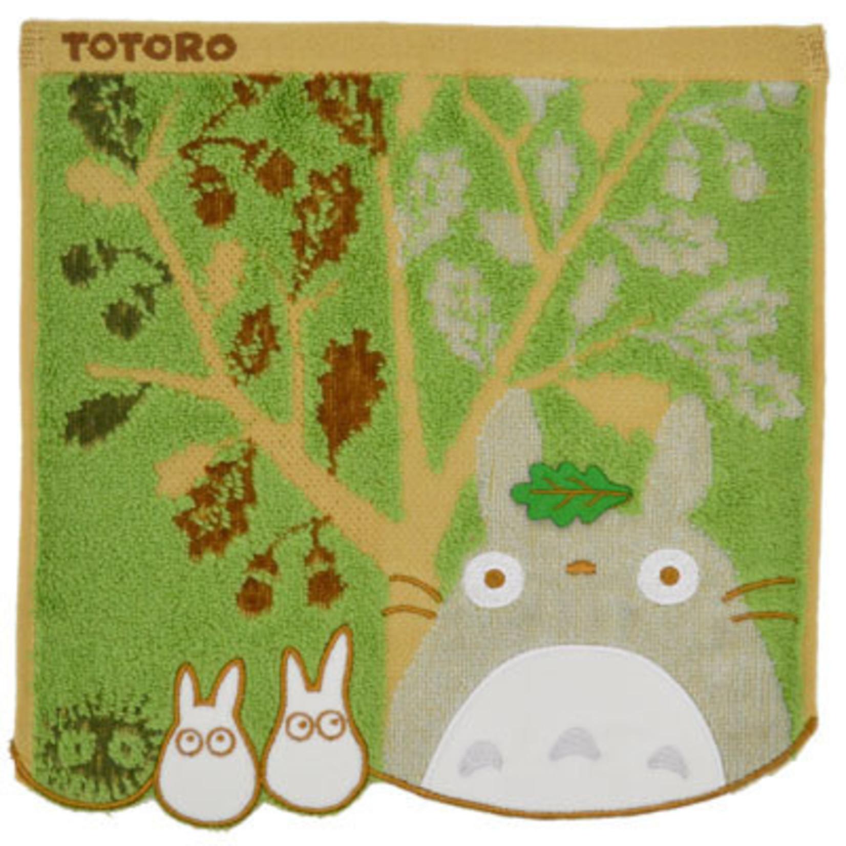 Totoro Washcloth "Acorn Tree"