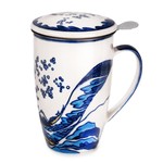 Mug - w/Lid & Strainer 15oz - Hokusai SM13-6599