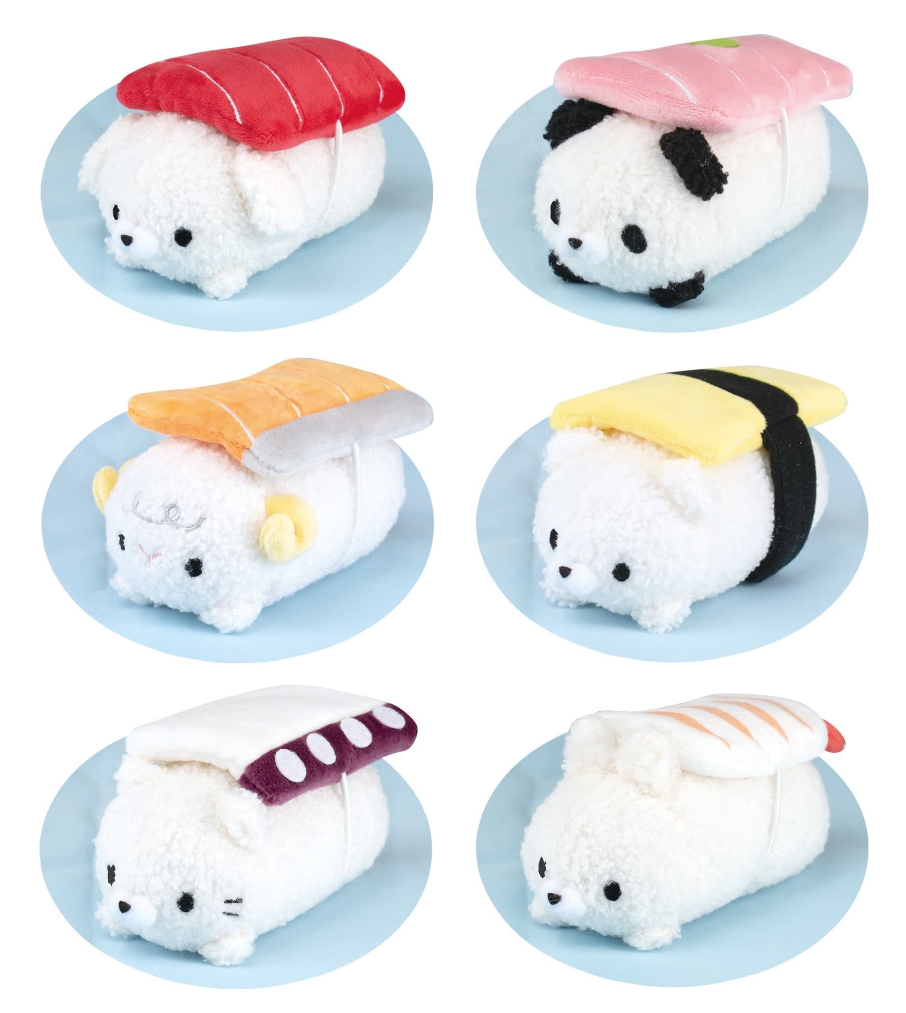 Sushi Animal Plush 63026 - Matcha Time Gift Shop