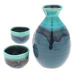 Sake Set 1:2 Jade Ocean Blue - 120-547