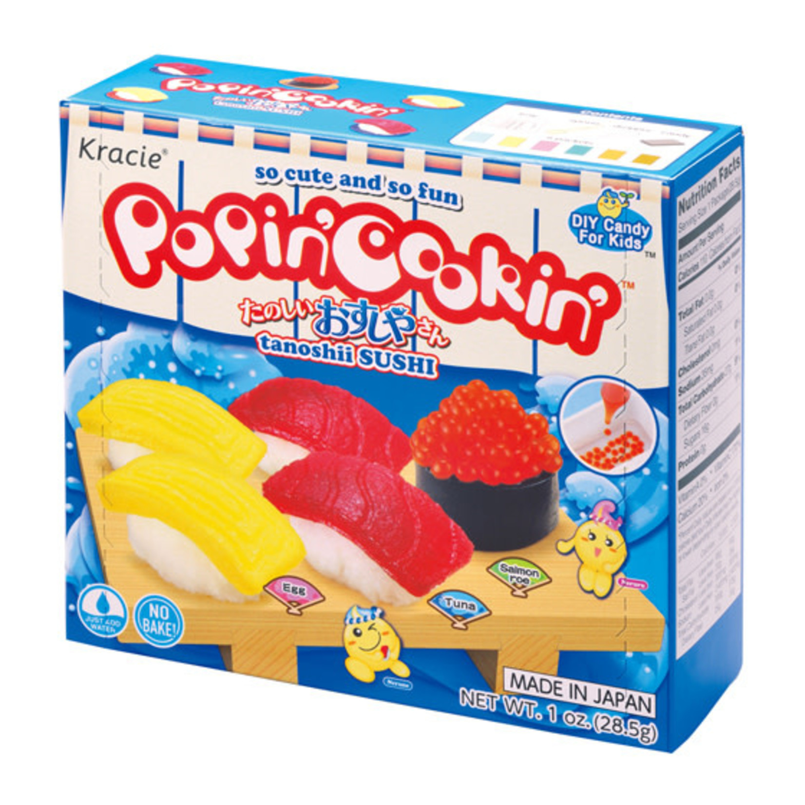 Kracie Popin' Cookin' Tanoshii Sushi Kit - Matcha Time Gift Shop