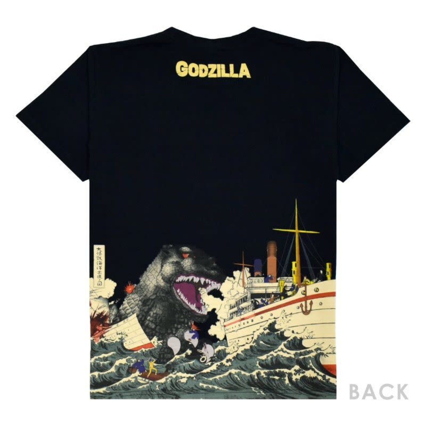 Toho Co. LTD T-Shirt - Godzilla in the Ocean - W4-0007