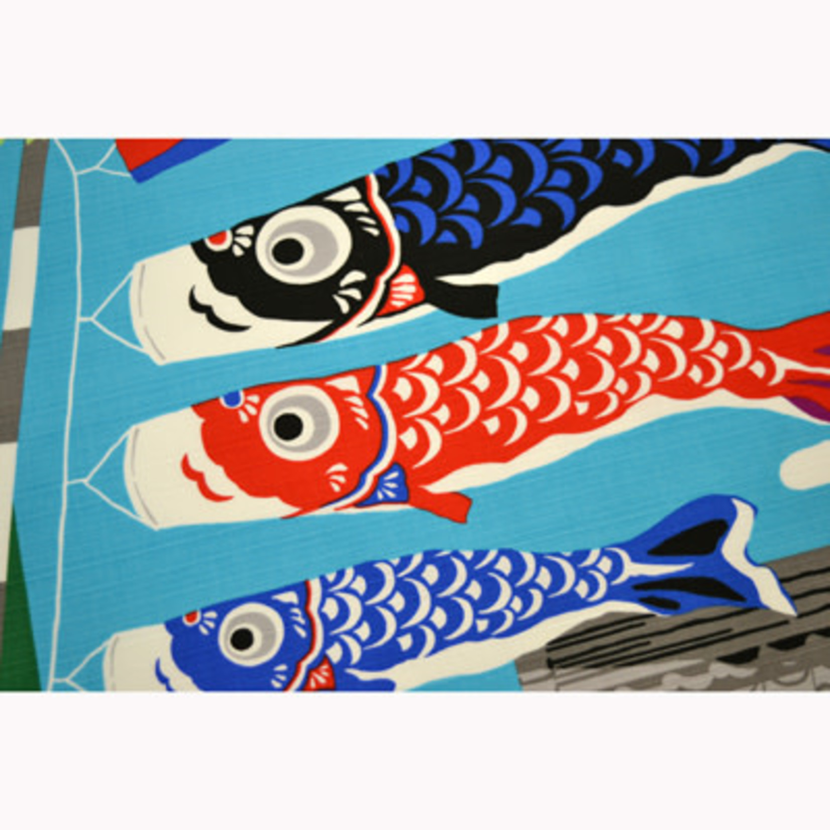 Furoshiki - Small, "Mike & Carp Streamer (May)" - W438-054005