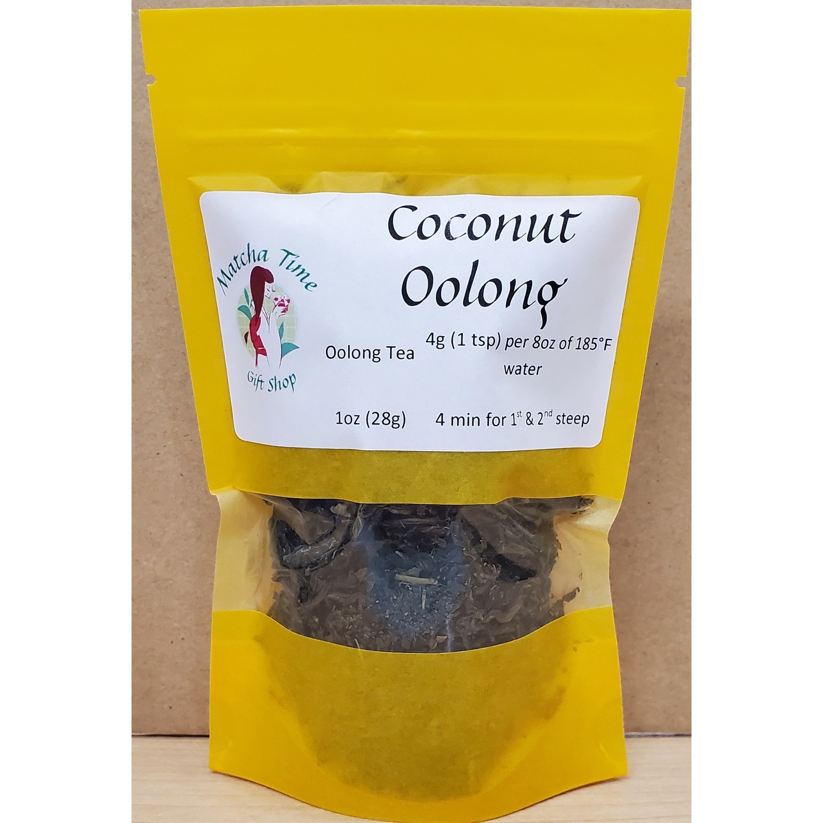 Matcha Time Cafe Tropical Coconut Oolong Tea - Loose Leaf 1 oz bag