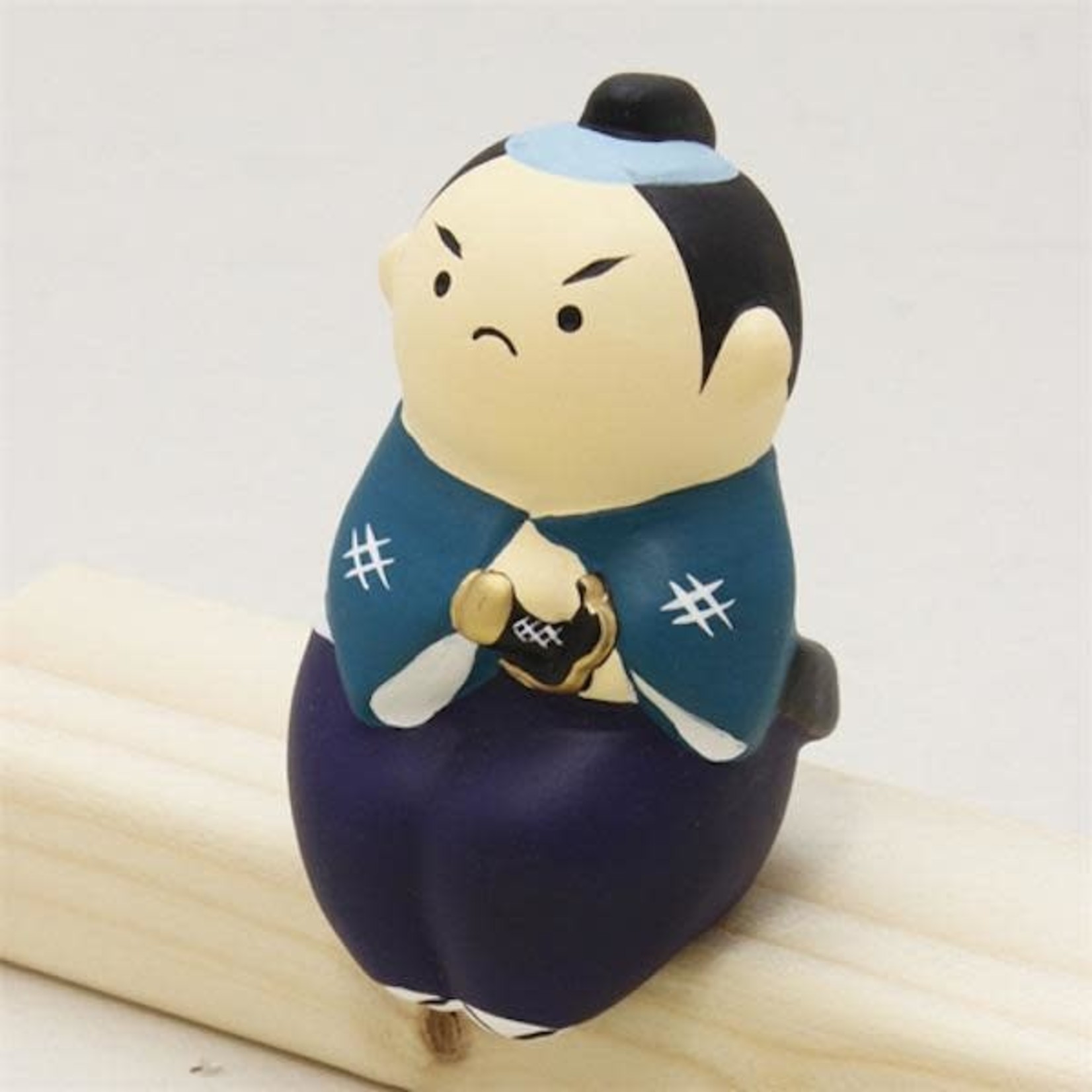 kyoohoo Sitting Doll Samurai - K12-3309S