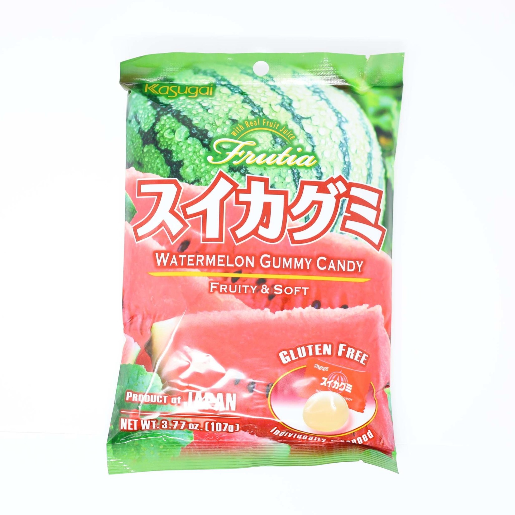 Kasugai Kasugai Gummy Candy - Watermelon 3.77oz Bag