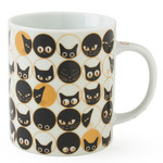 Jewel Japan Mug - Cat Eyes 8 oz. - White C2502A