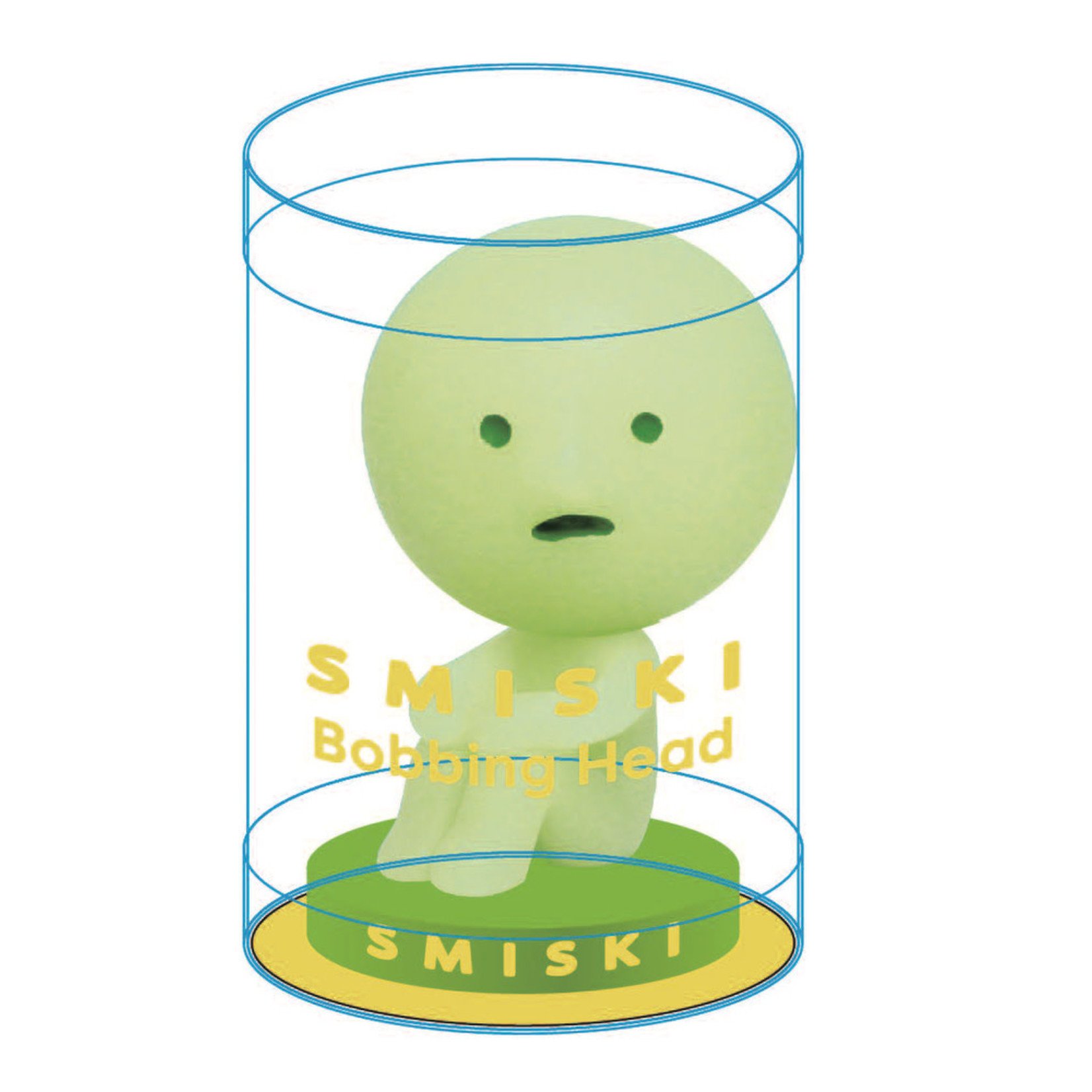 SMISKI - Bobbling Head - Looking Back - Matcha Time Gift Shop