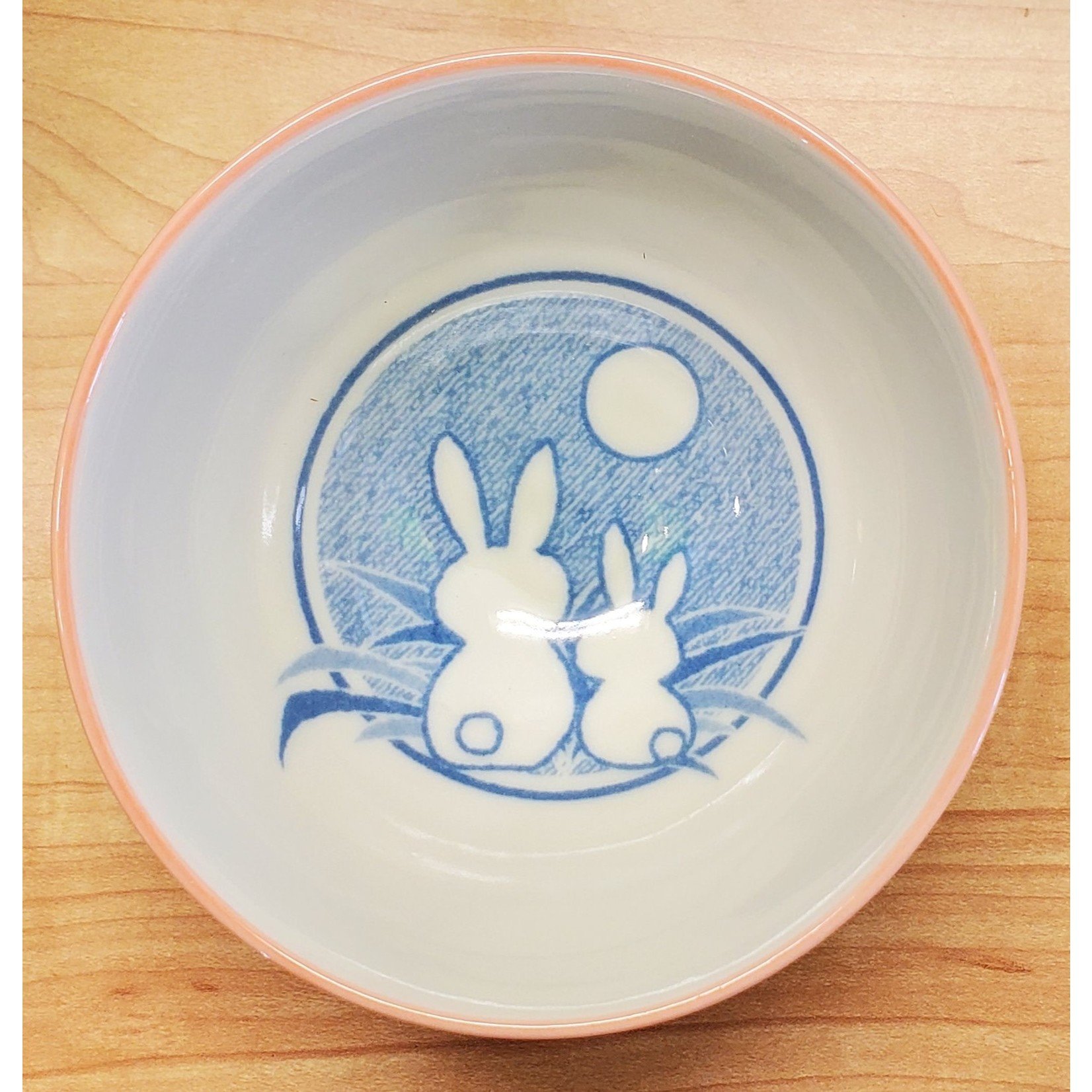 Bowl - Rabbit/Moon Rice Bowl - HK54-RR