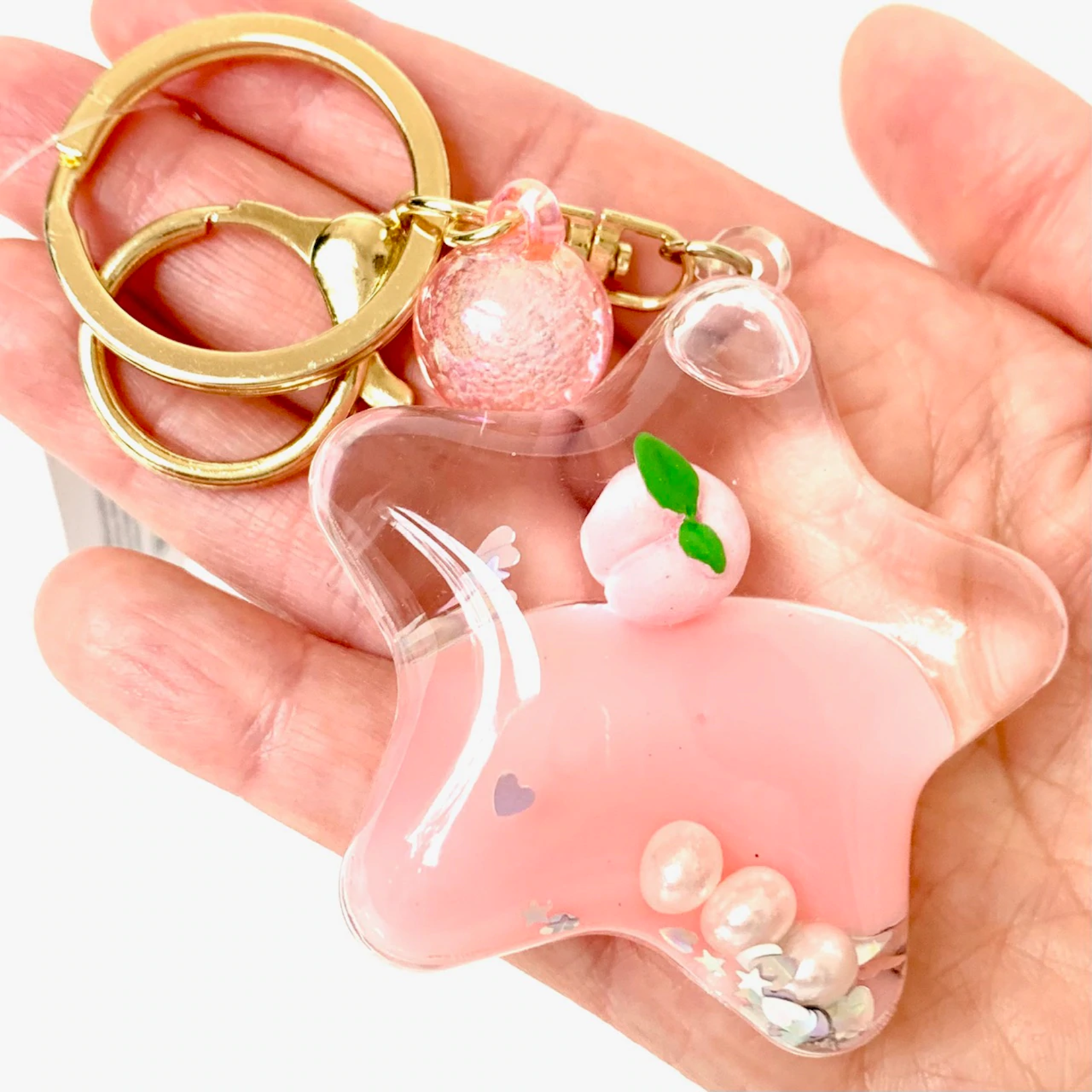 Mini Coffee Keychain //inspired Drink Keychain// Pink Drink 