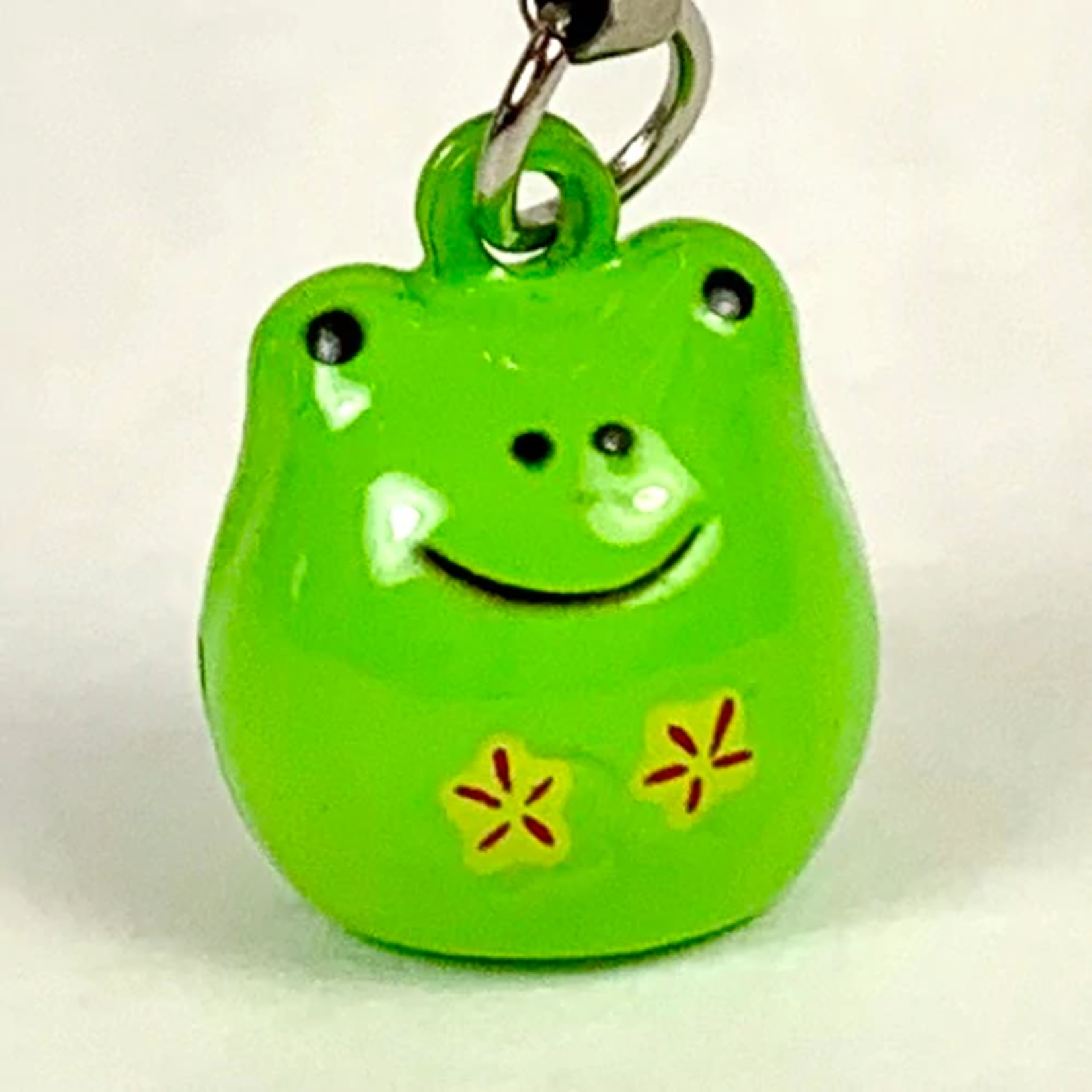 Brass Bell Charm w/strap - Frog - 70630