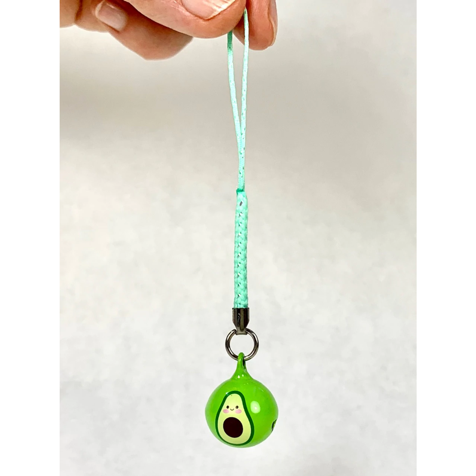 Brass Bell Charm w/strap - Avocado - 70679