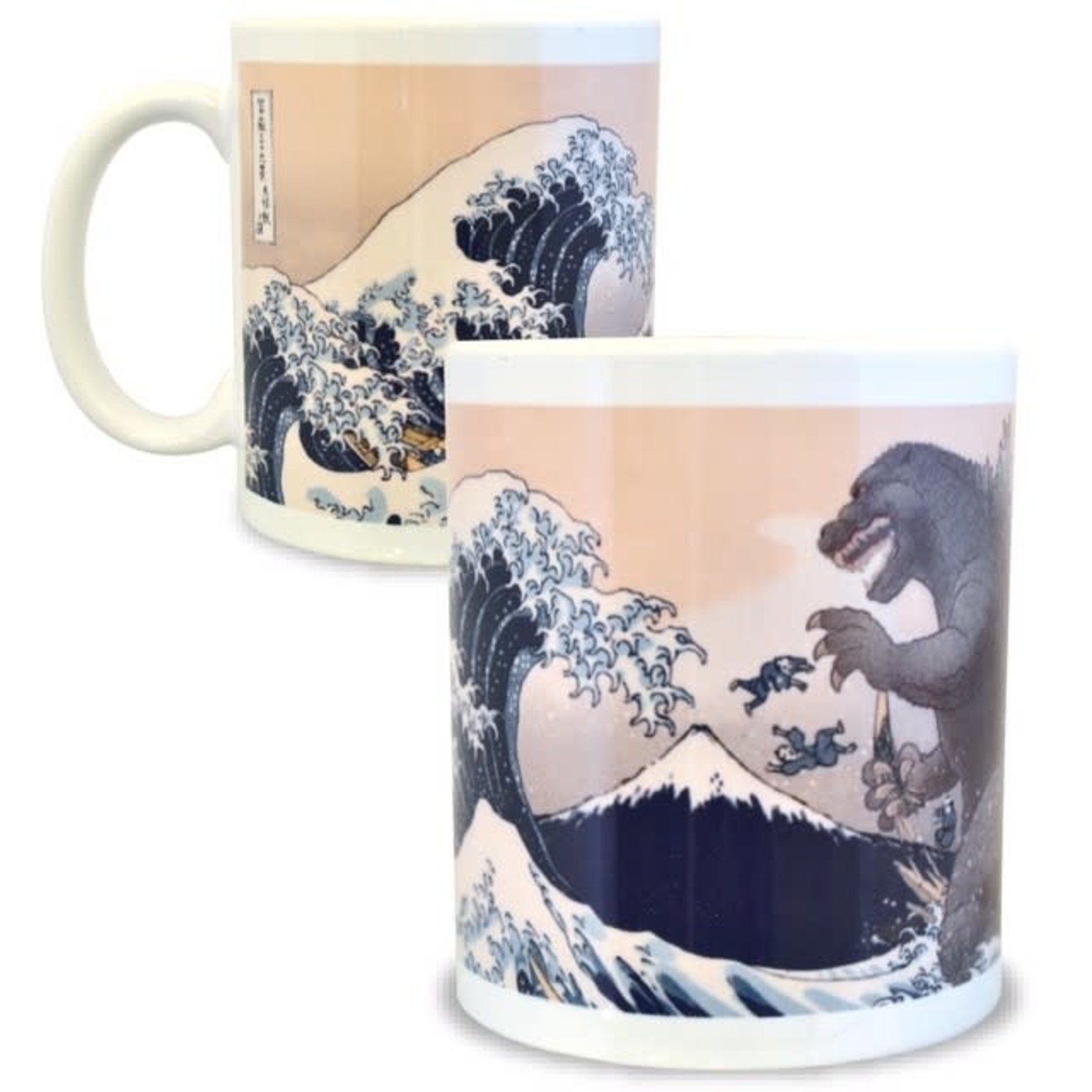 Mug - "Thirty-six Views of Tomitake, Large Monsters" Godzilla
