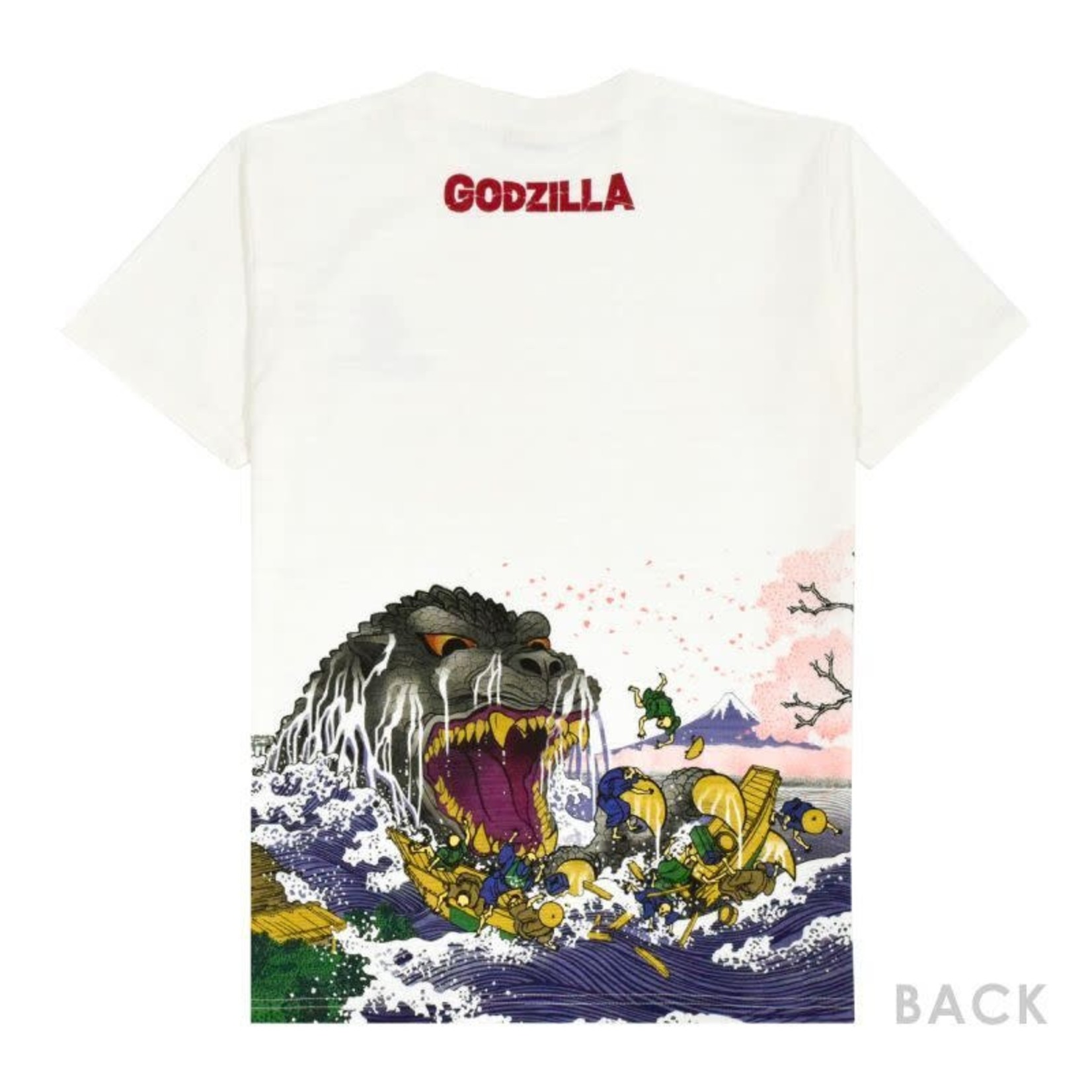 T-Shirt - "Godzilla Sakura (White)" W4-0009 -