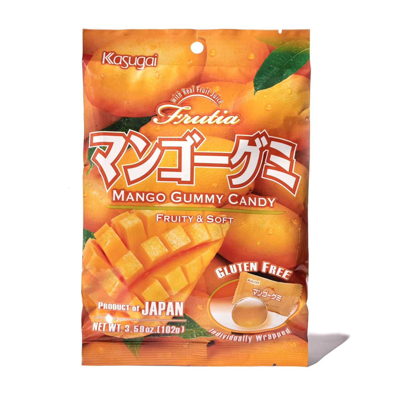 Kasugai Kasugai Gummy Candy -Mango 3.59oz Bag