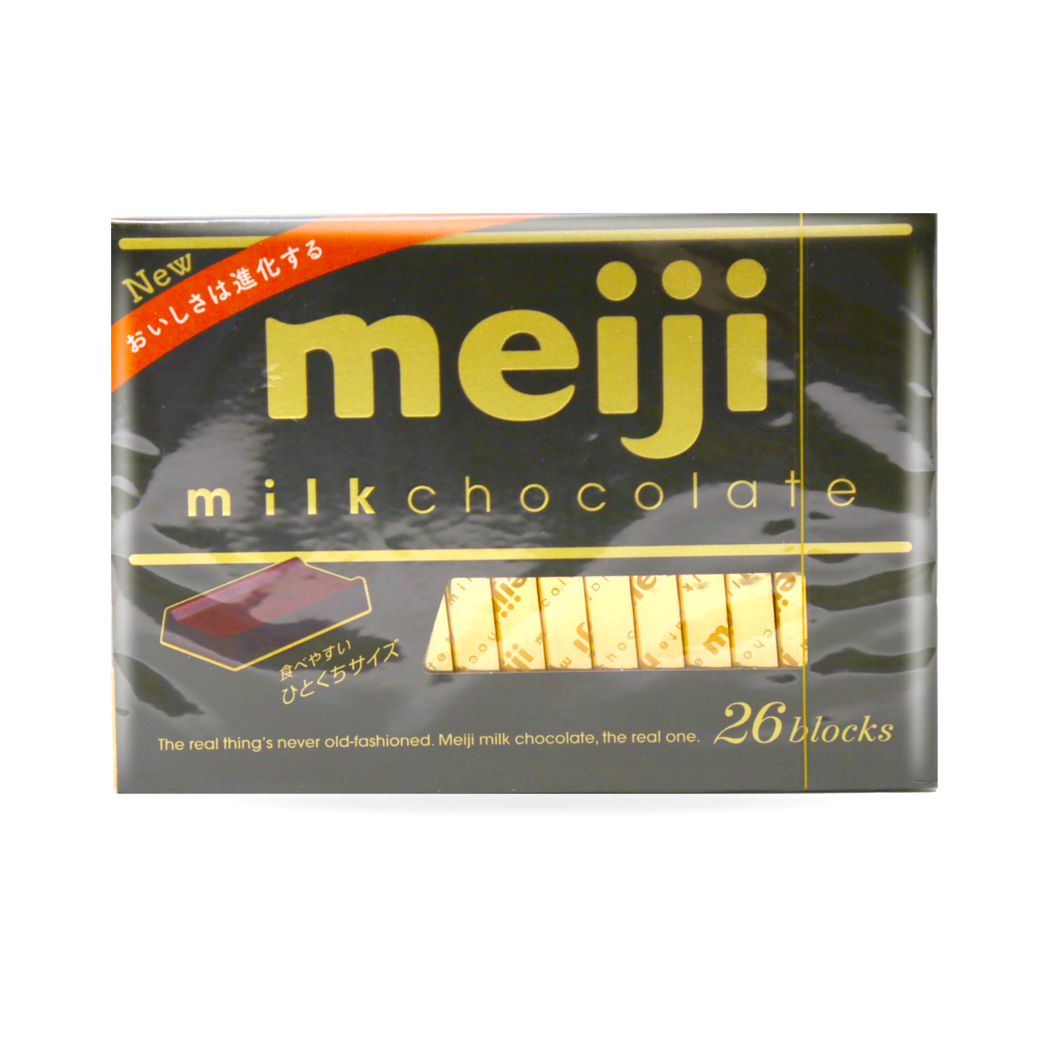 Meiji - Milk Chocolate - 26 Blocks Box - Matcha Time Gift Shop