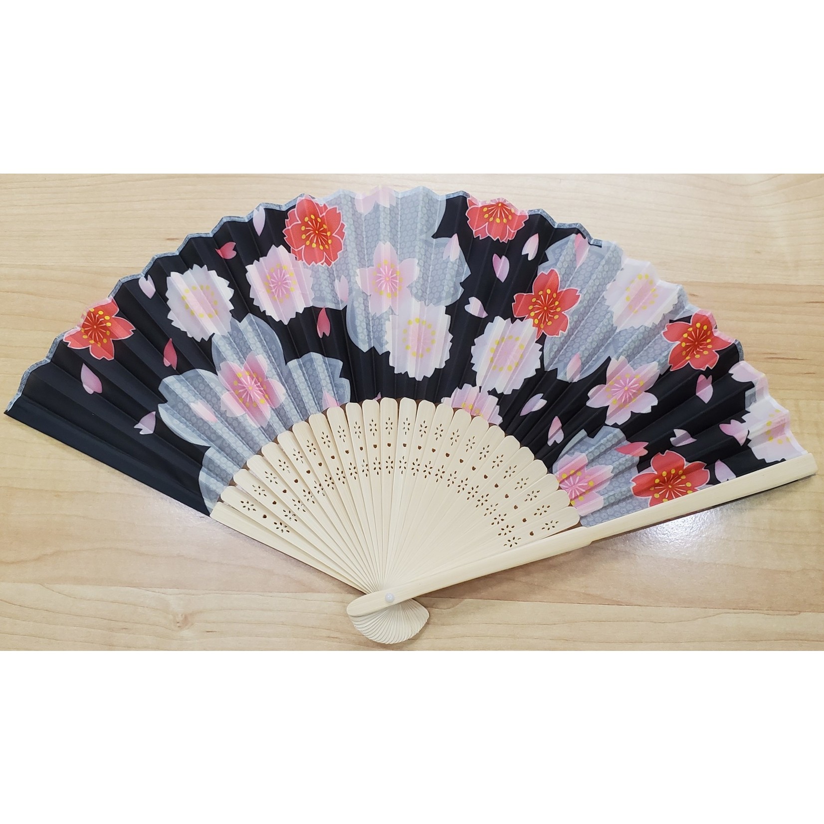 FAN 9" Poly Black Sakura #1