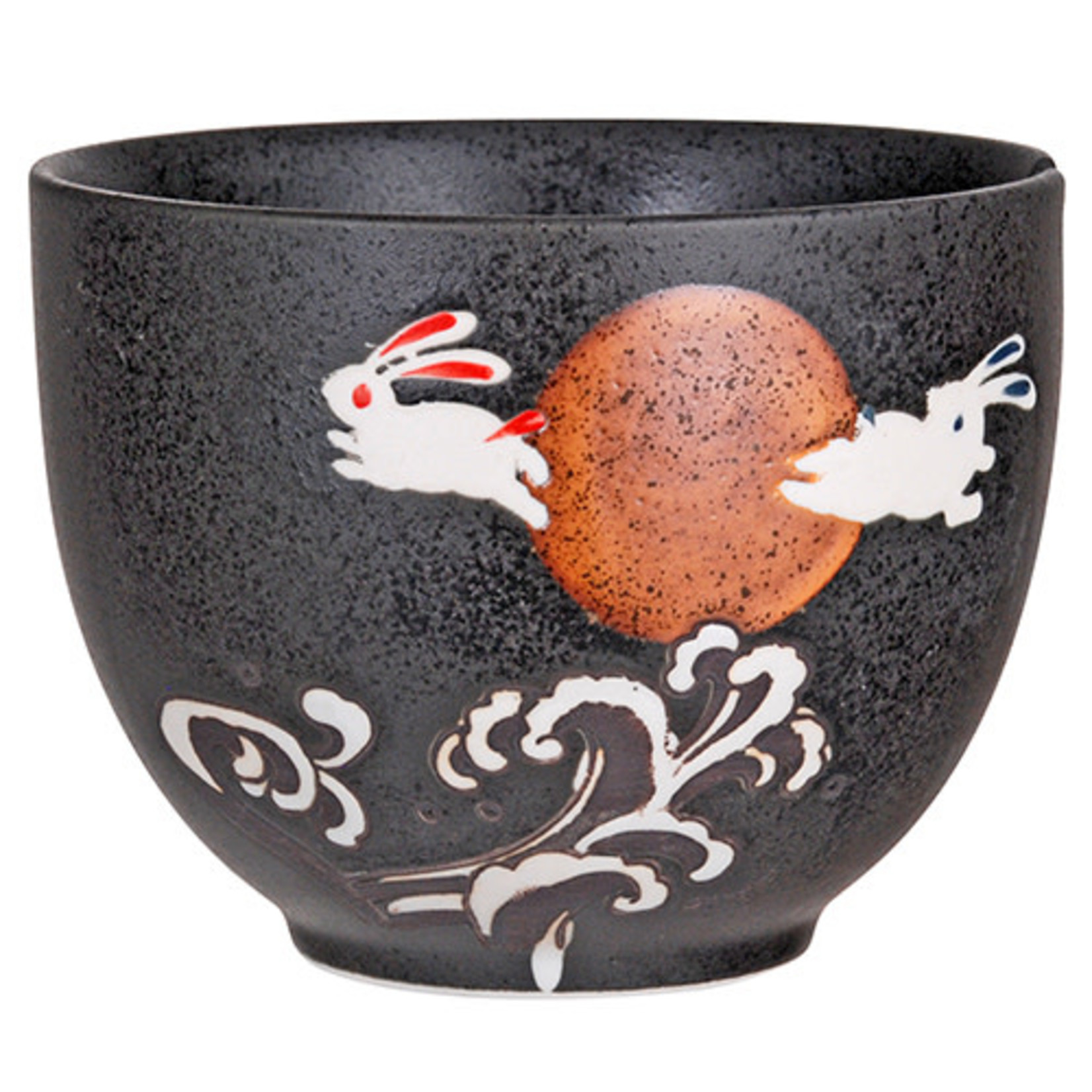 Bowl w/Chopsticks - Moon Rabbit - SBM1-R