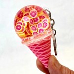 BCMINI Fruit Ice Cream Floaty  Charm Keyring - 12068