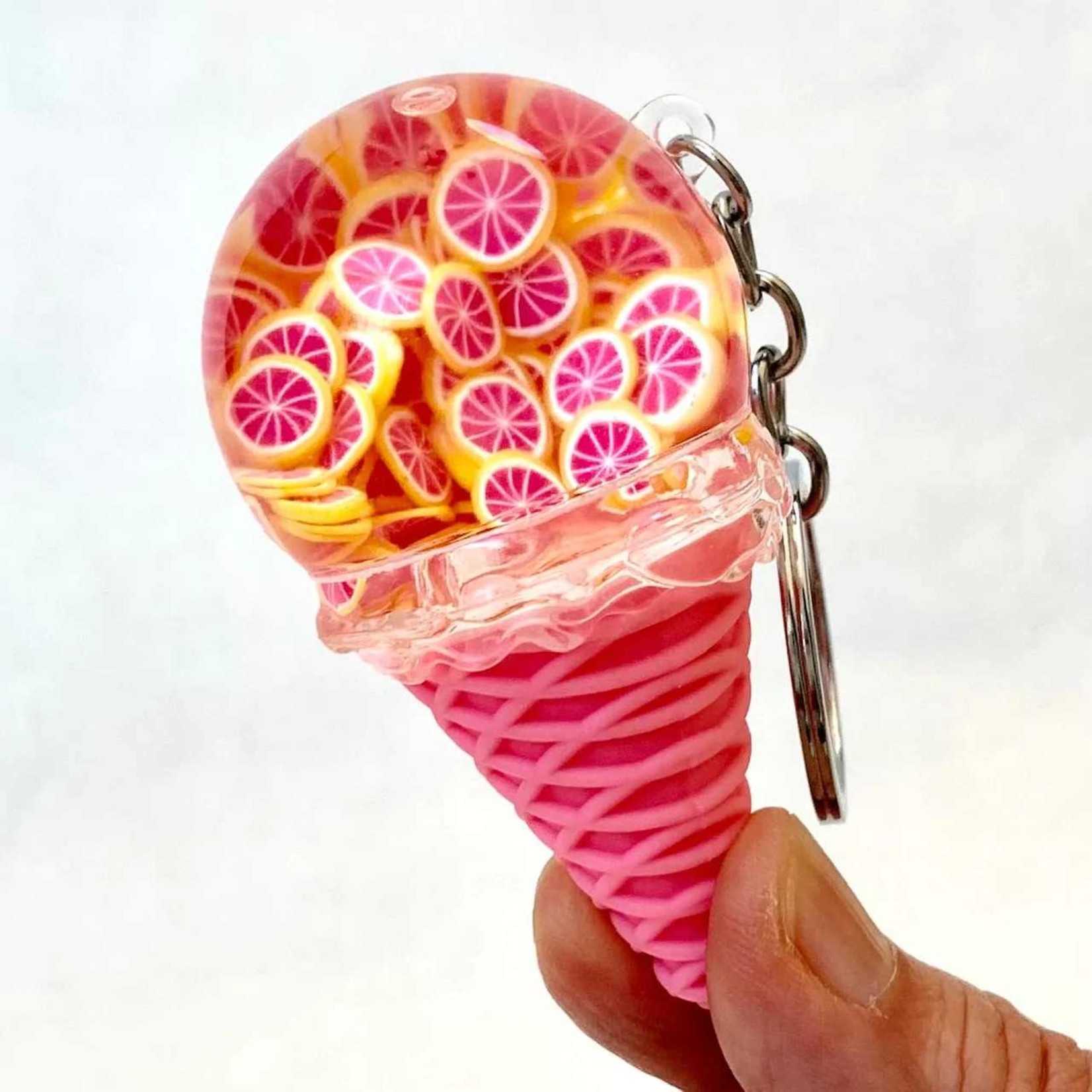 BCMINI Fruit Ice Cream Floaty  Charm Keyring - 12068